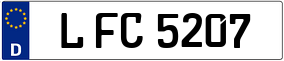 Truck License Plate